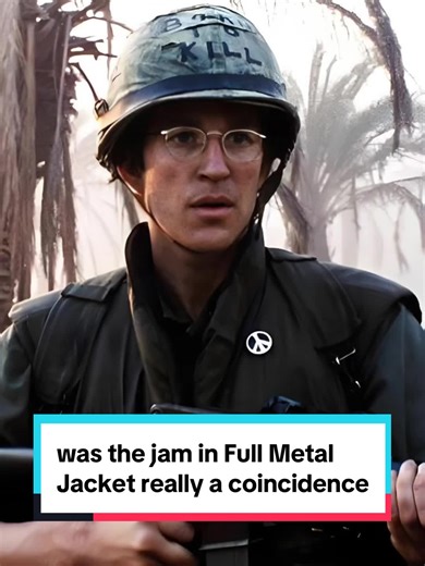 was the jam in Full Metal Jacket really a coincidence?#foryou #fyp #movie #fullmetaljacket