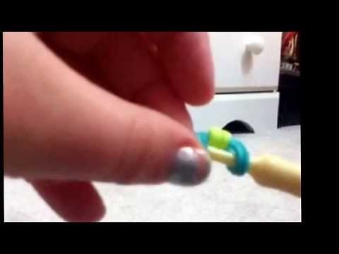 How to make a flower out of rubber bands-NO RAINBOW LOOM!