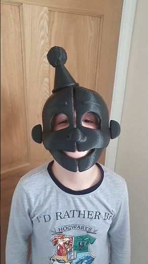 Fnaf Ennard mask complete 3d printed. ready to paint