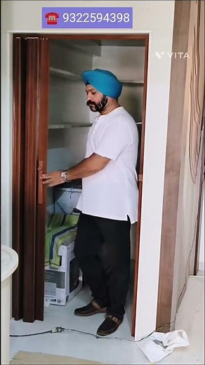 PVC Folding Doors: Modern. Practical. Brilliant. Partition, divider, ac insulation 9322594398