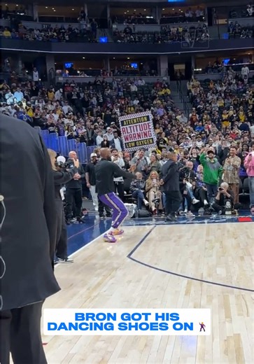 Bron feeling the vibes 🎶 #nbaonprime #lakers #lebron #nba #dance | lebron