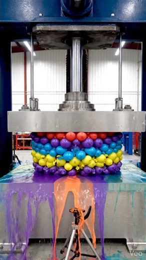 1000 Color Water Balloons vs Hydraulic Press 💥😳 | Crush X Verse WAIT FOR THE CRUSH