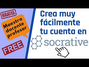 Tutorial FACILITO 2022 Socrative | Crear cuenta de docente profesor para EVALUAR a tus alumnos