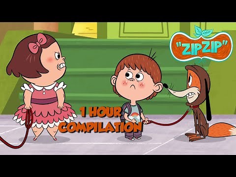 Gracie and Alphie's walk | Zip Zip English | Full Episodes | 1H | S1 | Cartoon for kids