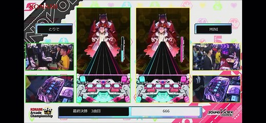 the 9th KAC 決勝大会［SOUND VOLTEX VIVID WAVE］決勝戦 3曲目 新曲 666