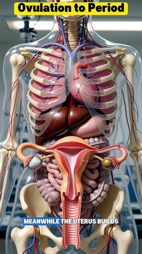 Menstrual Cycle Explained in 3D | Ovulation to Period Animation