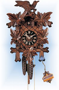 5 Leaf Bird 16" Cuckoo Clock