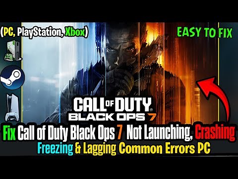 How to Fix Call of Duty®: Black Ops 7🛠️ Not Launching, Crashing, Freezing & Lagging on PC
