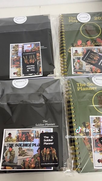 All packed and ready for takeoff! 🚀 These planners are heading out to help you conquer your goals, one page at a time. 📦✈️ #ReadyToShip #PlanYourSuccess #SoldierPlanner#usarmysoldier https://thesoldierplanner.com/products/soldier-girl-planner-2025