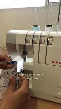 Modelo da overloque singer 14SH754 #costuretododia #costura #diy #sewing