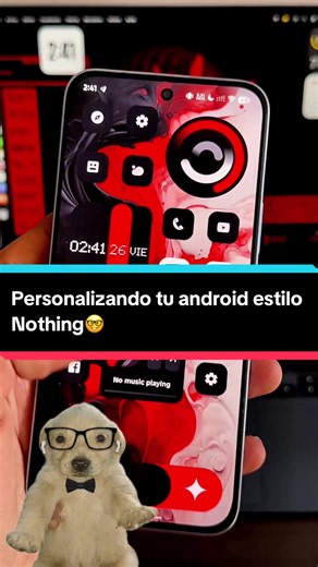 Hoy personalizamos tu android al estilo nothing☝🏻🤓#celulares #tecnologia #aprendeentiktok #techtok #android