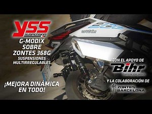 We tested the Zontes 368G with fully adjustable YSS G-Modix suspension thanks to Bihr: what a dif...