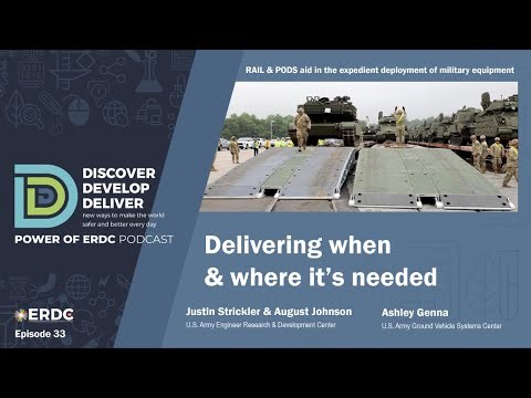 Power of ERDC | RAIL & PODS aid in the deployment of military equipment
