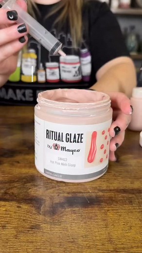 WAYS TO APPLY MELT GLOOP! 🫟 For a closer look at application and uses with Melt Gloop, be sure to head to our YouTube channel for more in-depth information! | Mayco Colors