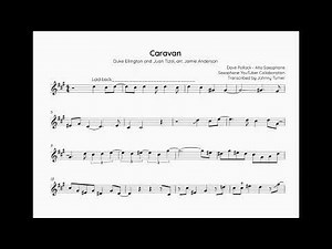 Dave Pollack Alto Sax Solo Transcription - Caravan