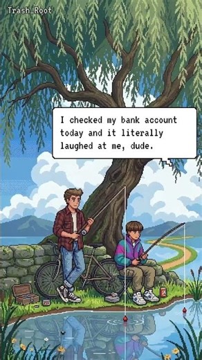 🎣 Pixel NPC Dialogues | Paying ten dollars for a single burger.