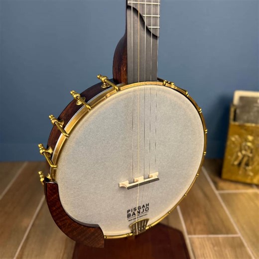 Custom Pisgah 11" Tubaphone Tone Ring 5 String Banjo w/ Maple armrest