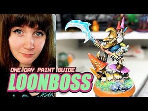 How to Paint Rusted and Oxidized Metal: Gloomspite Gitz Loonboss Painting Guide
