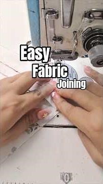 Sewing Technique| Easy Seam Joining for Beginners #Sewing #SewingTips #SeamJoining #shorts