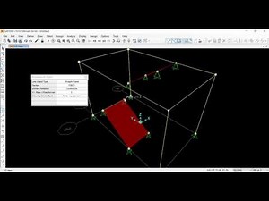 modélisation d'un escalier Balancé Sap2000