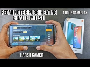 Redmi Note 9 Pubg Test, Heating & Battery Test! | 1 Hour EXTREME Gameplay!