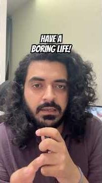 You're afraid of boring but shouldn't be #introvert #lifelessons #shorts