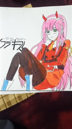 Zero two drawing/sketch #zerotwo #anime #animedrawing #sketch