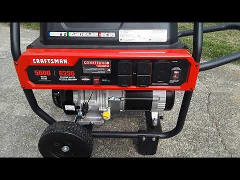 How to start a Craftsman Generator