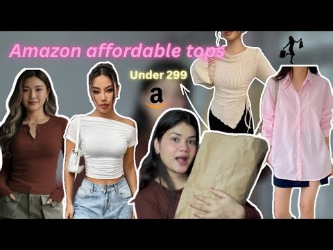 AMAZON affordable tops haul under 299₹😱|| try on haul ||❤️ #amazonhaul #affordabletops