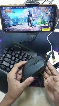 mobile me keyboard karke game kaise khele mouse connect#video#shorts