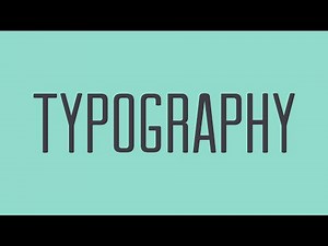 Typography Video Lecture | Graphic Designing - Class 8