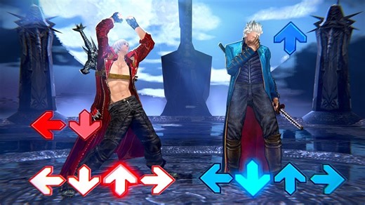 【鬼泣】我们之间斗过多少次舞了💃🏿🕺-但丁VS维吉尔 FNF舞蹈对决