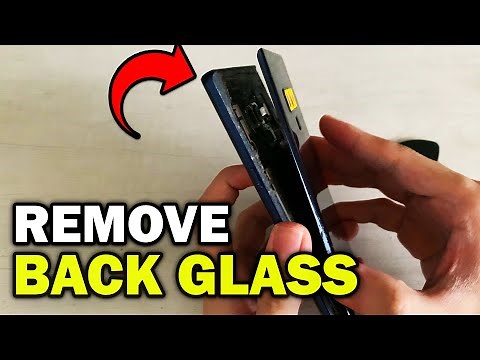 How to Remove Samsung Galaxy Note 9 Back Glass Cover | Samsung Note 9 Tutorial 2021