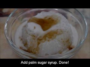 How to make Sago Pudding Recipe (with palm sugar syrup and fresh coconut milk)