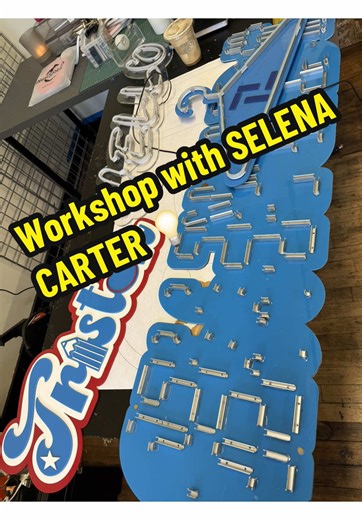 Still glowing from an incredible LED sign workshop with the one & ONLY AMAZING Selena Carter. Baltimore showed me love! We dove into electrical connections, design software, soldering, & creating beautiful lit 🔥 signs. Selena is incredible. Her teaching style, stories, passion, & presence are unmatched. Not just a class, but an investment. I left completely inspired & made a new bestie 💞 #InvestInYourCraft #CreativeGrowth #LEDArt #SelenaCarter #HandsOnLearning #DivineTiming #NeonJourney #Maker