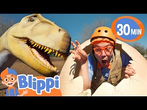 Jurassic Dinosaurs & Vehicle Adventures! | BEST OF BLIPPI TOYS | Educational Videos for Kids - Videos For Kids
