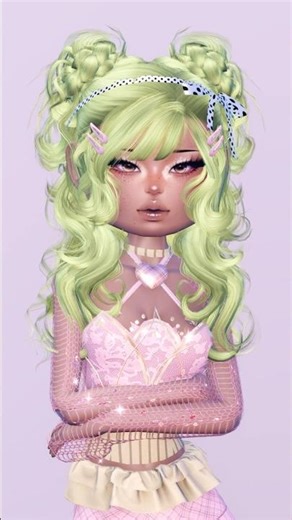 Hair combo tutorial 🥰 #dresstoimpress #fyp #roblox #dti #robloxfyp #shorts #robloxdti #haircombo