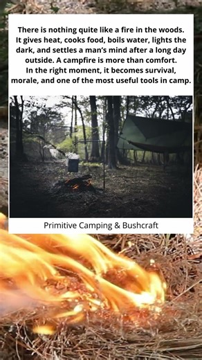 A fire does more than keep you warm