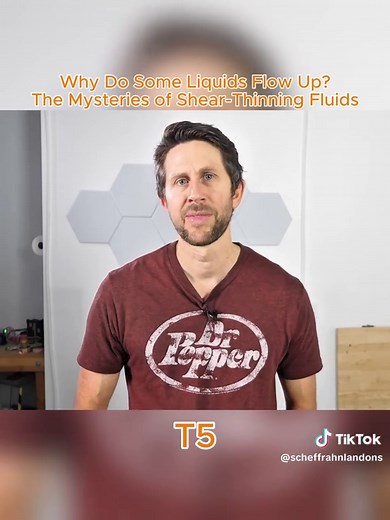 Why Do Some Liquids Flow Up？ The Mysteries of Shear-Thinning Fluids-5 #viral