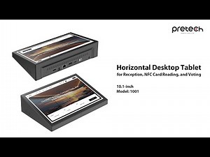 Pretech 10.1" Desktop Android Tablet: NFC, Ethernet, and More!