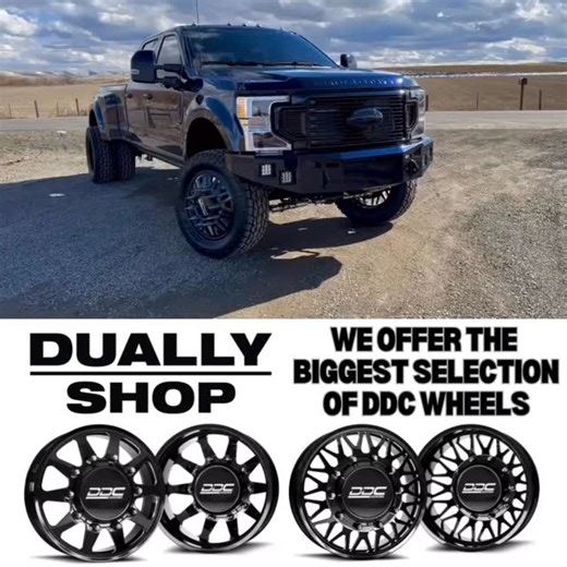 We are the biggest stocking dealer of DDC Wheels. Ready to order your next set or wrap them in a new set of tires for a package, give us a call today. 🔥 SHOP NOW 🔥 ▶️ Dually Shop Sales Team ➡️ (844) 638-2559 ➡️ DuallyShop.com | Dually Shop