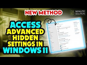 How to access Advanced Hidden Settings in Windows 11 [UPDATED]