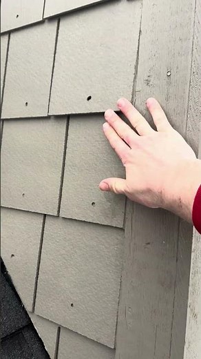 Bottom-nailed cedar shakes = early rot. Install details matter.