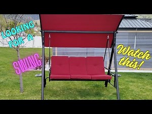 Swing into Comfort: Yaheetech 3-Seat Outdoor Patio Swing Review!