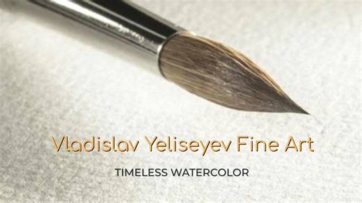 Paint Along: "Utrecht Windmill" - watercolor painting tutorial with Vladislav Yeliseyev