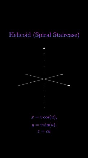 10K views · 921 reactions | The helicoid is a beautiful and...