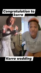 Korra wedding congratulation to korra on her wedding day #reelsfb #fpyreels #blogger #naturalhair #american #reelsvideo #mohbadimole #nigeriamovies #samlarry #nollywood | PROUD MUM GIST TV