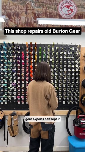 Repairing snowboard gear is easier than you think. Learn about our repair partner, Rugged Thread, and how they help us reach our sustainability goals at the 🔗 #Burton #Sustainability #sustainablefashion #mending #snowboardtiktok