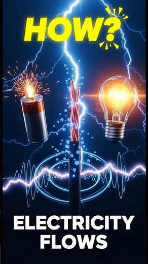 How does electricity flows ? #shorts #education #facts #logicseekho