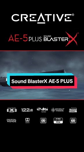 Mejor experiencia de audio gamer con Sound BlasterX AE-5 PLUS